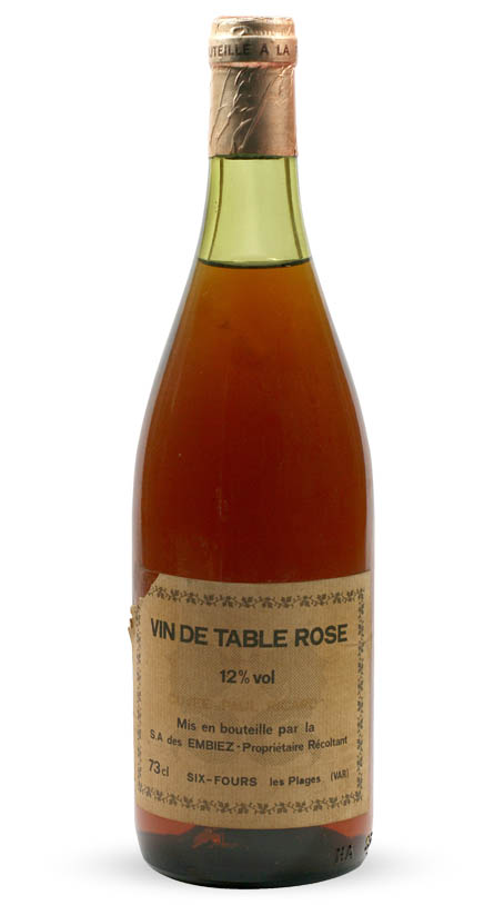 Vin de table RosÃ© CuvÃ©e Paul Ricard